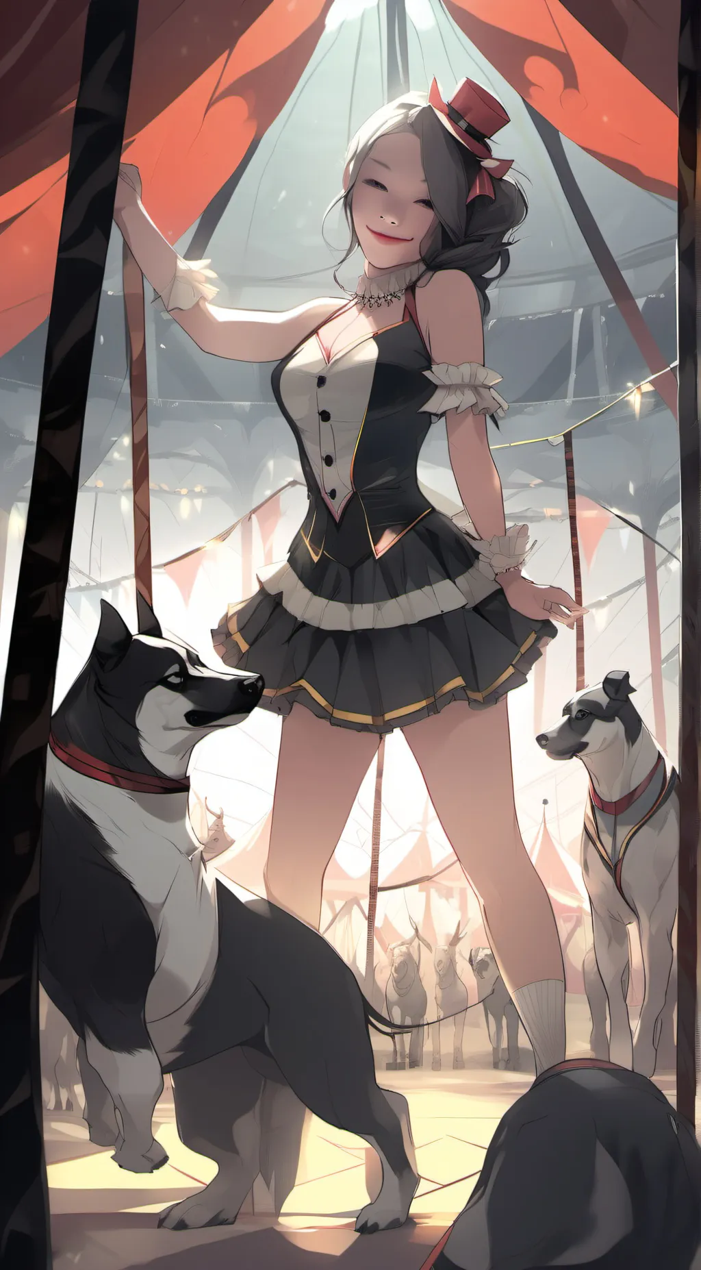 ai character: tadc but more sus background