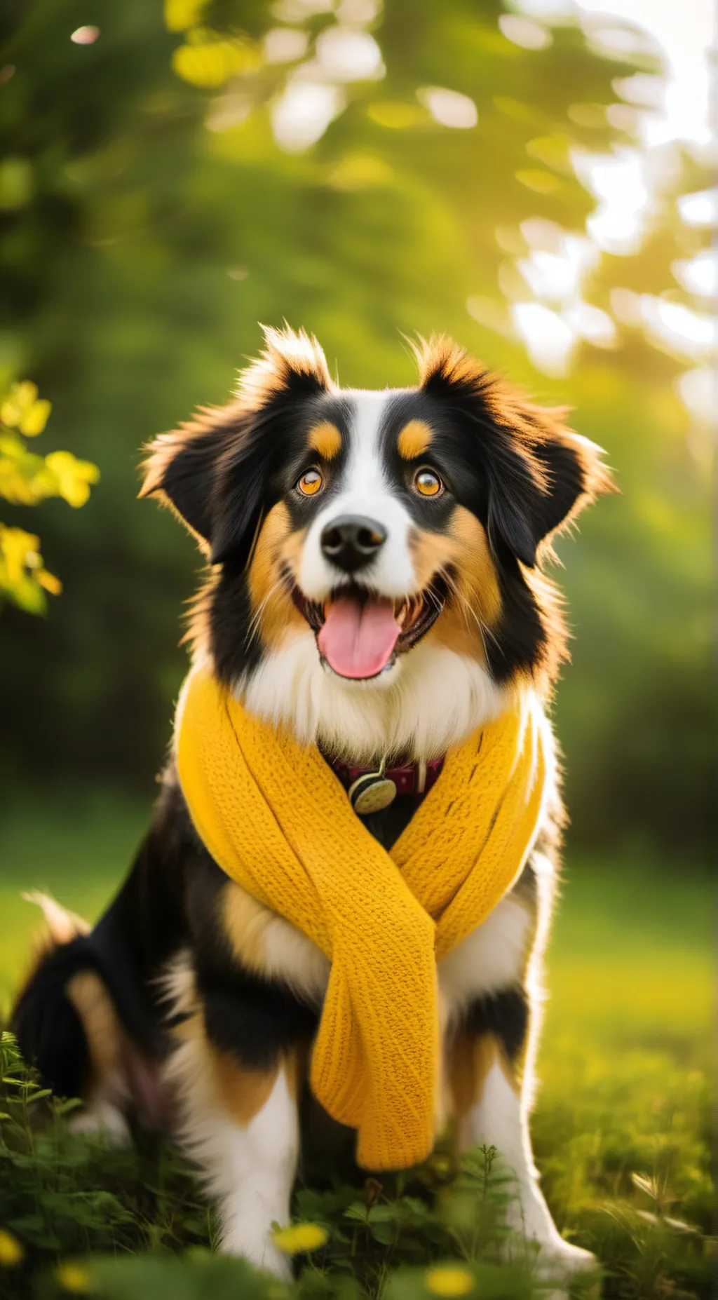 ai character: cute dog background