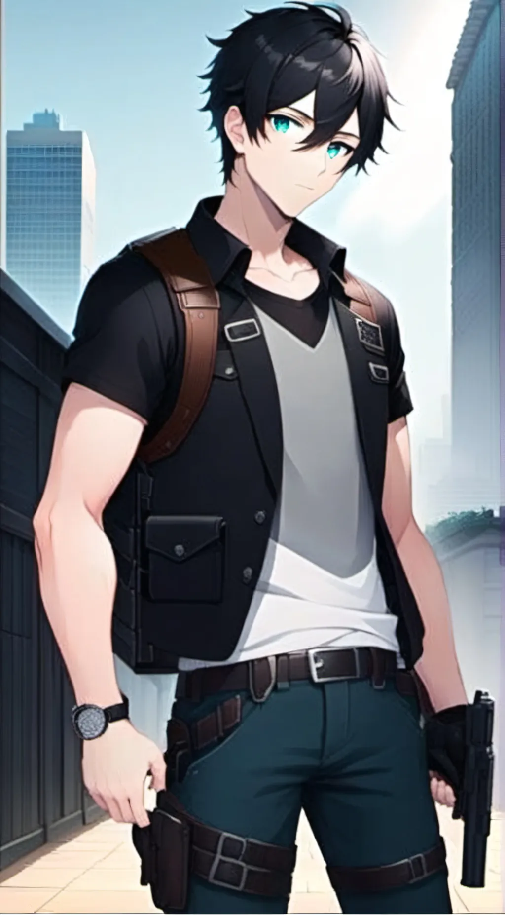 ai character: Cole background