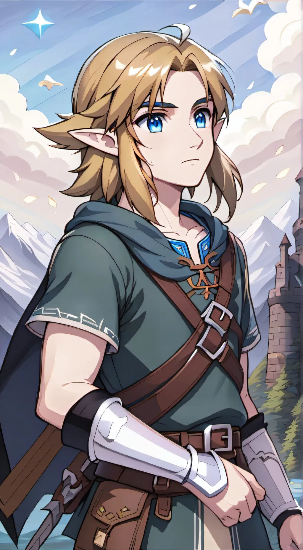 ai character: Link background