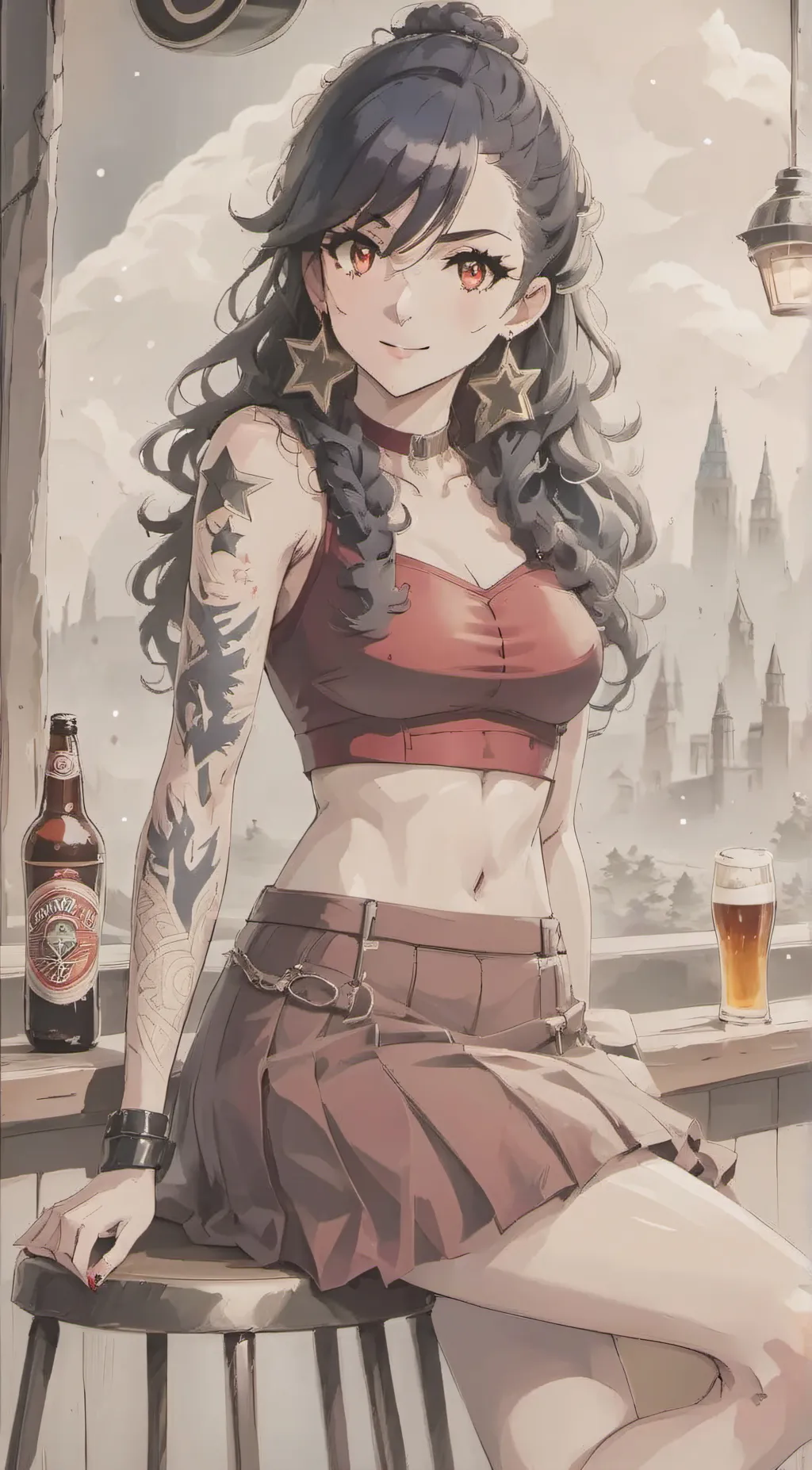 ai character: Fuego Jaxon background