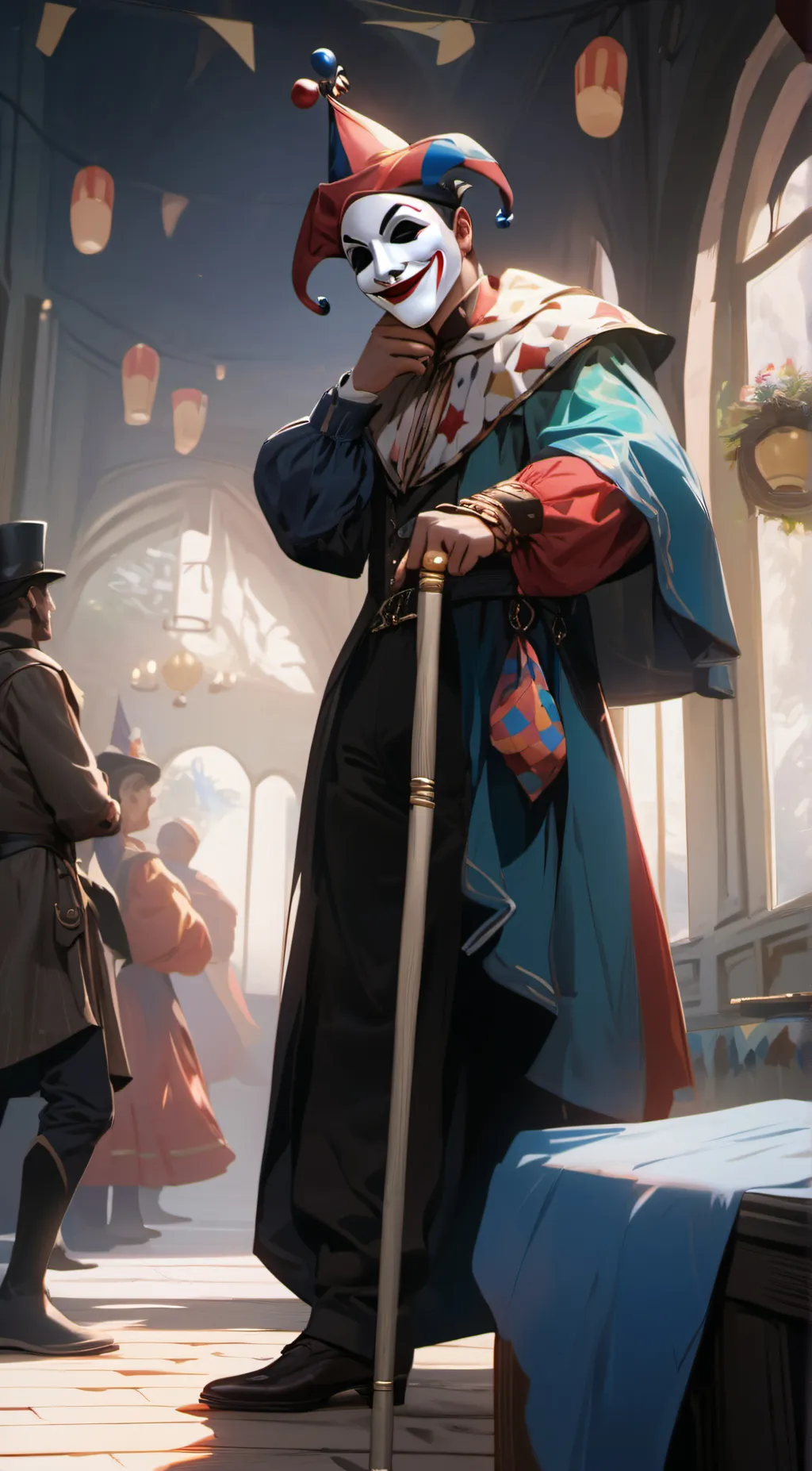 ai character: The jester background