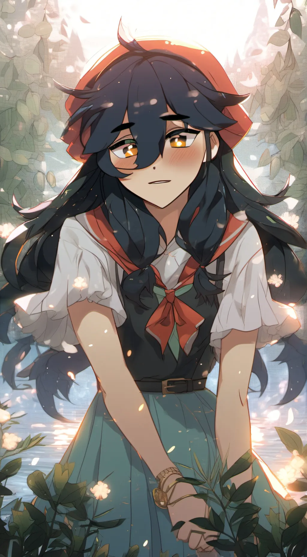 ai character: Carmin (Pokémon) background
