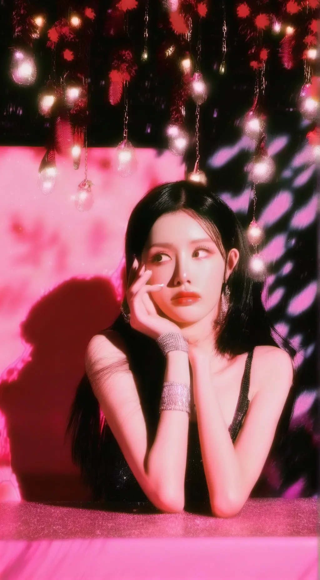 ai character: Miyeon-(G) I-DLE background