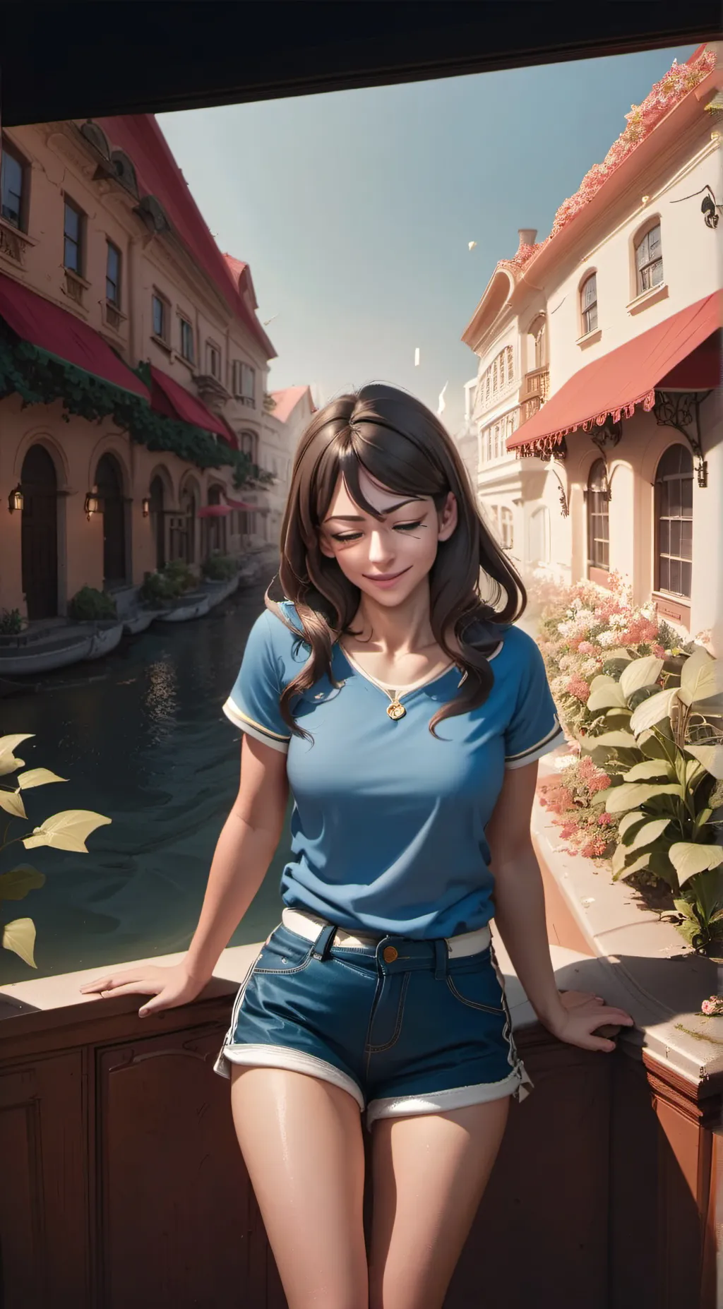 ai character: Ashley background