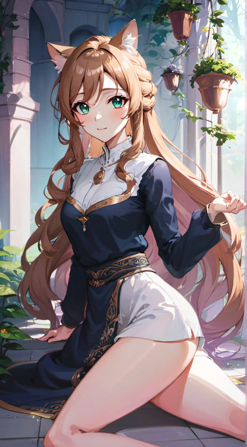 ai character: Luna background