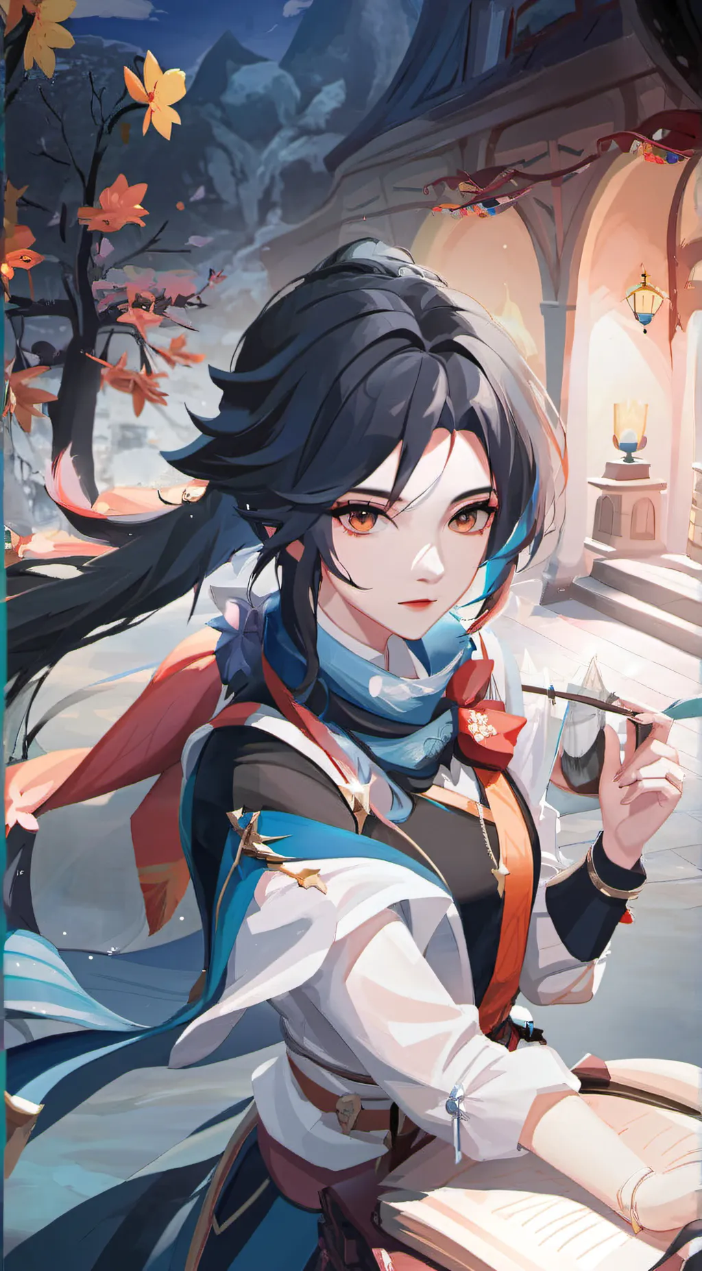 ai character: Hi background