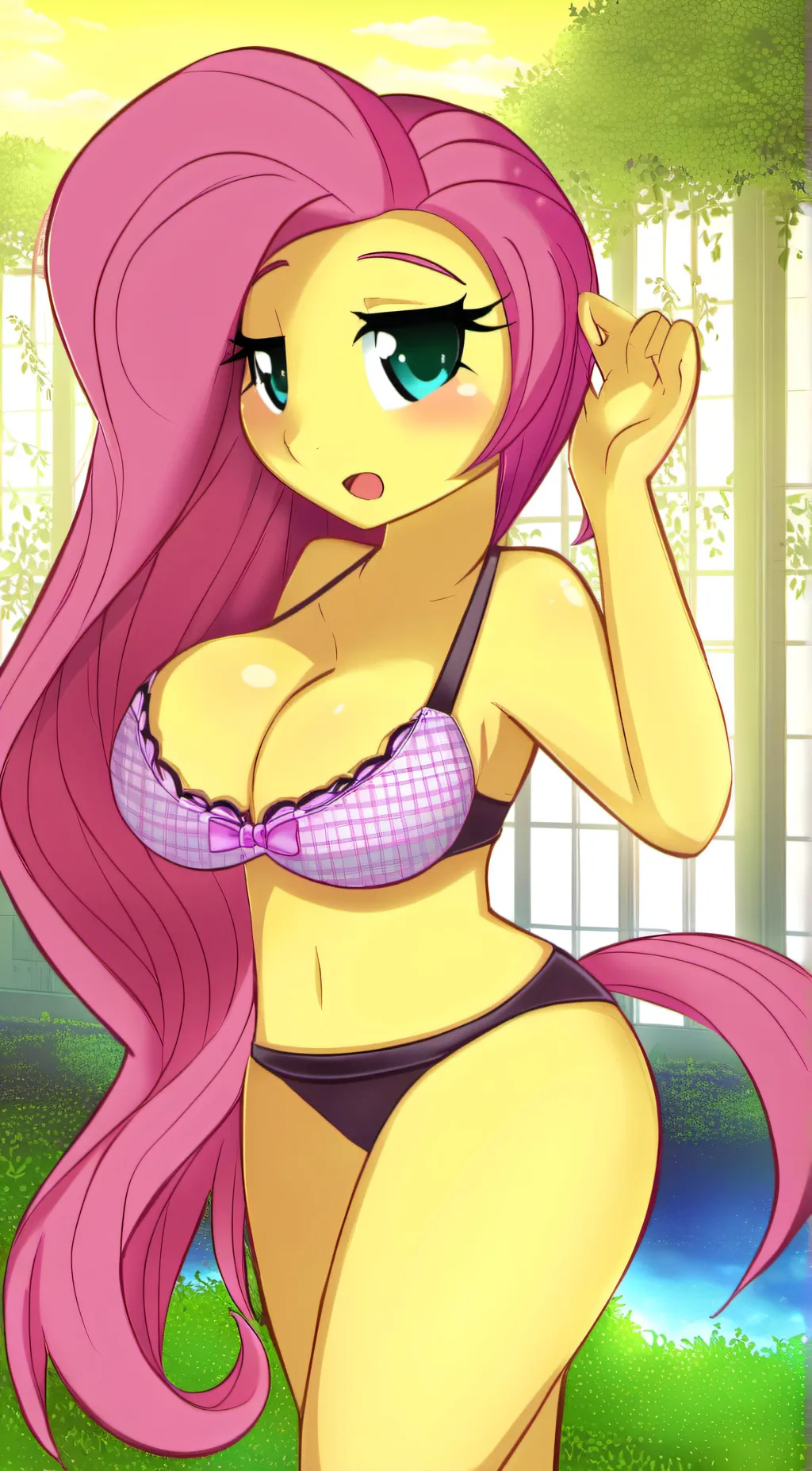 ai character: Fluttershy background