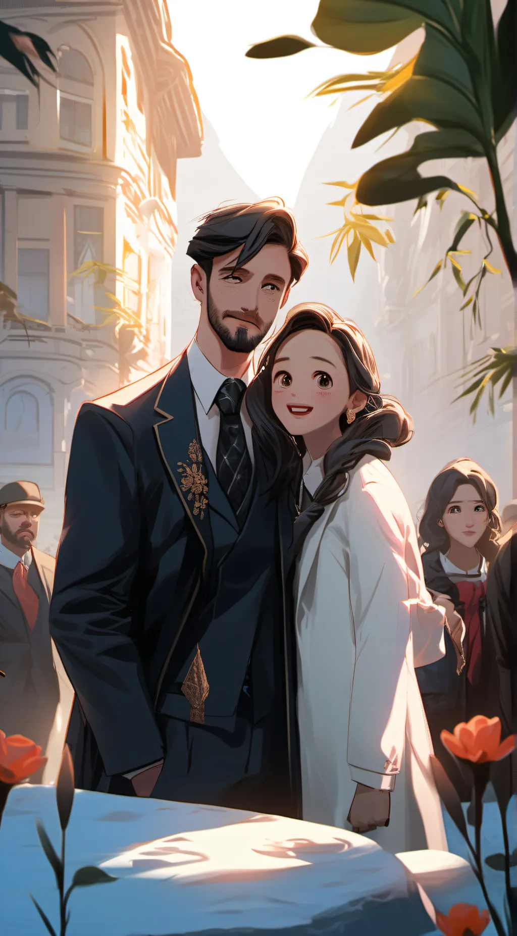 ai character: couple background