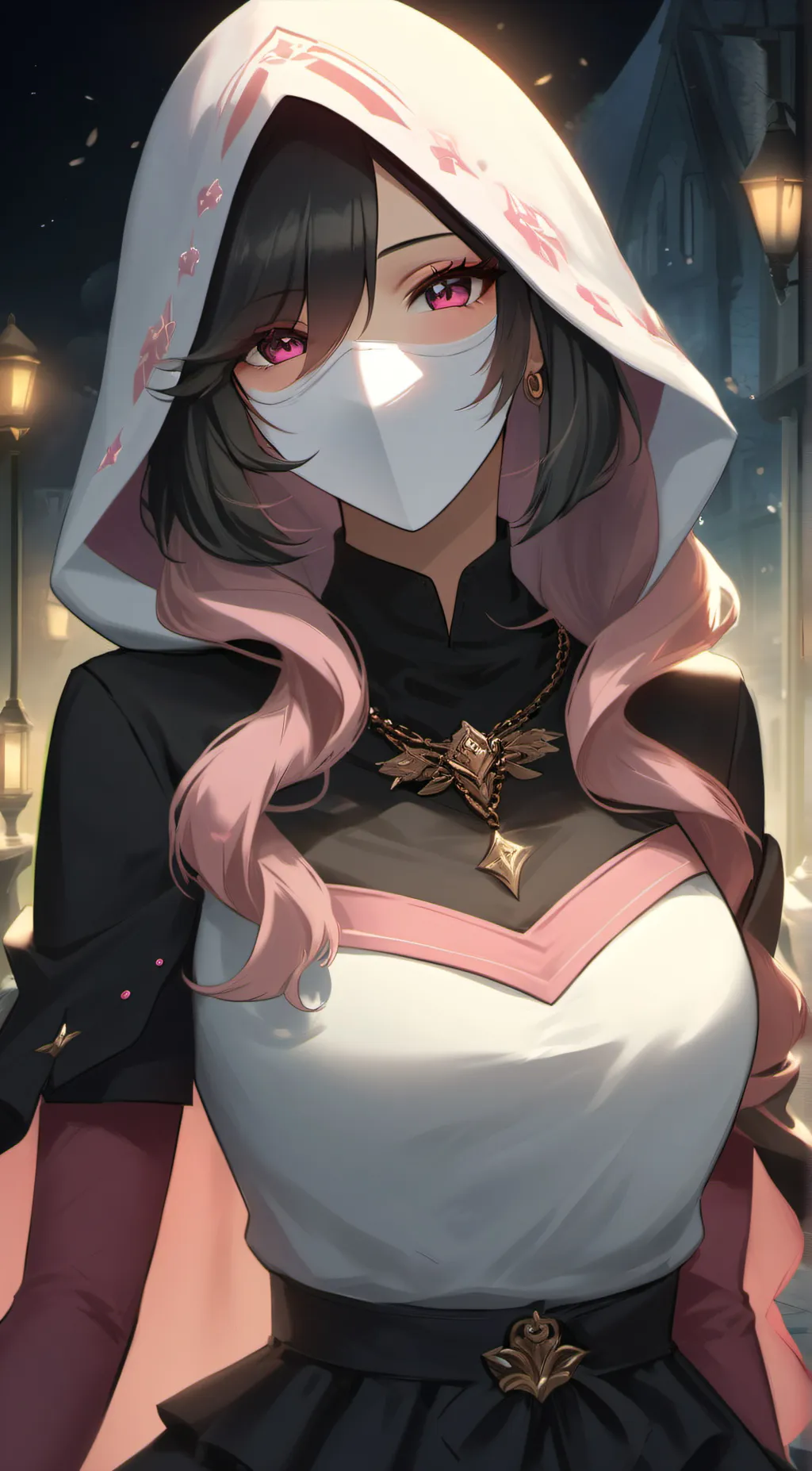 ai character: Scarlet background