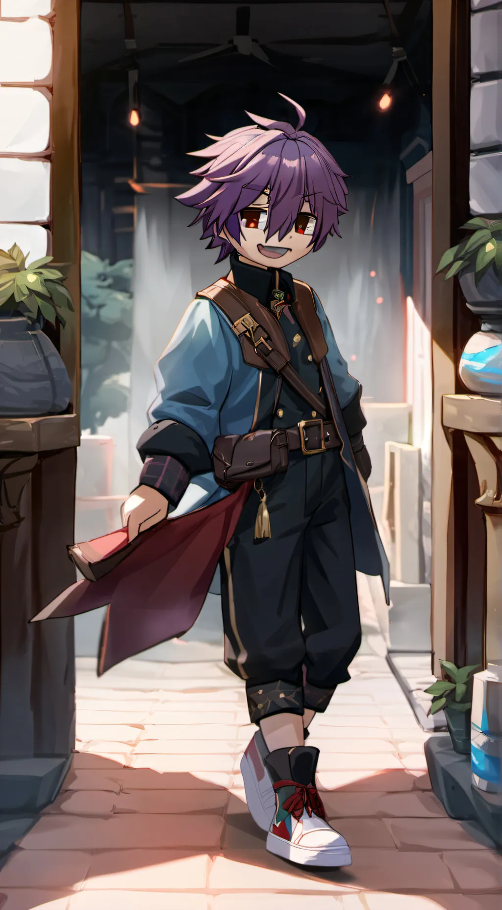 ai character: Damien background