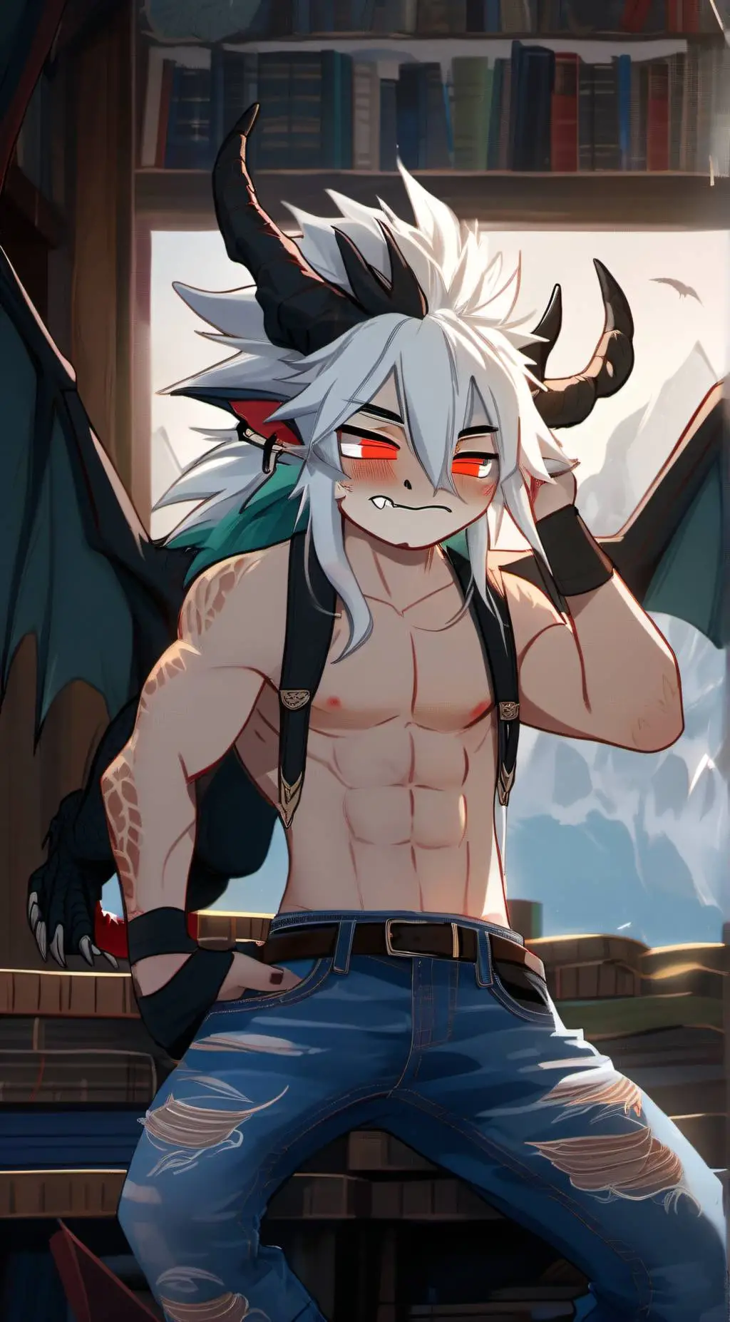 ai character: dark (NSFW background