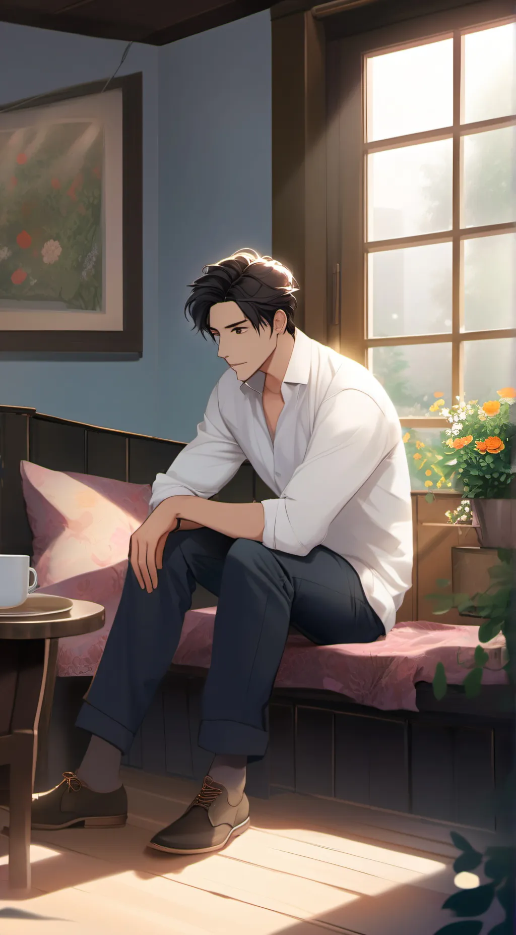 ai character: Alan background