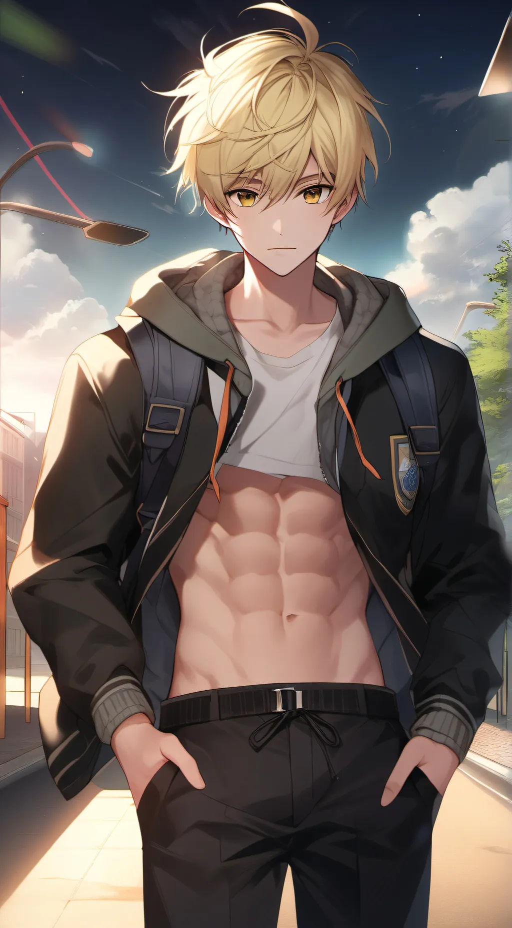 ai character: 피제 background