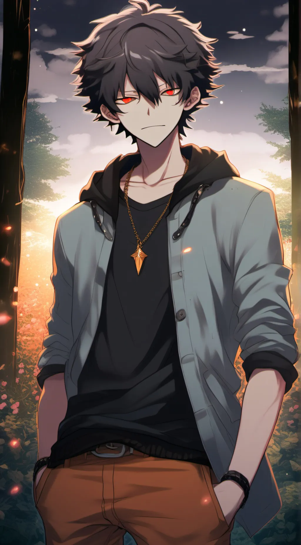 ai character: ★levi★ background