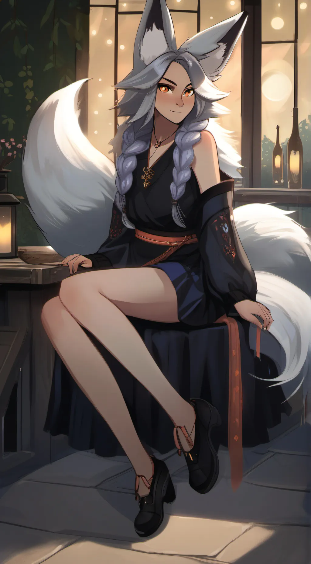 ai character: Luna ❤️ background