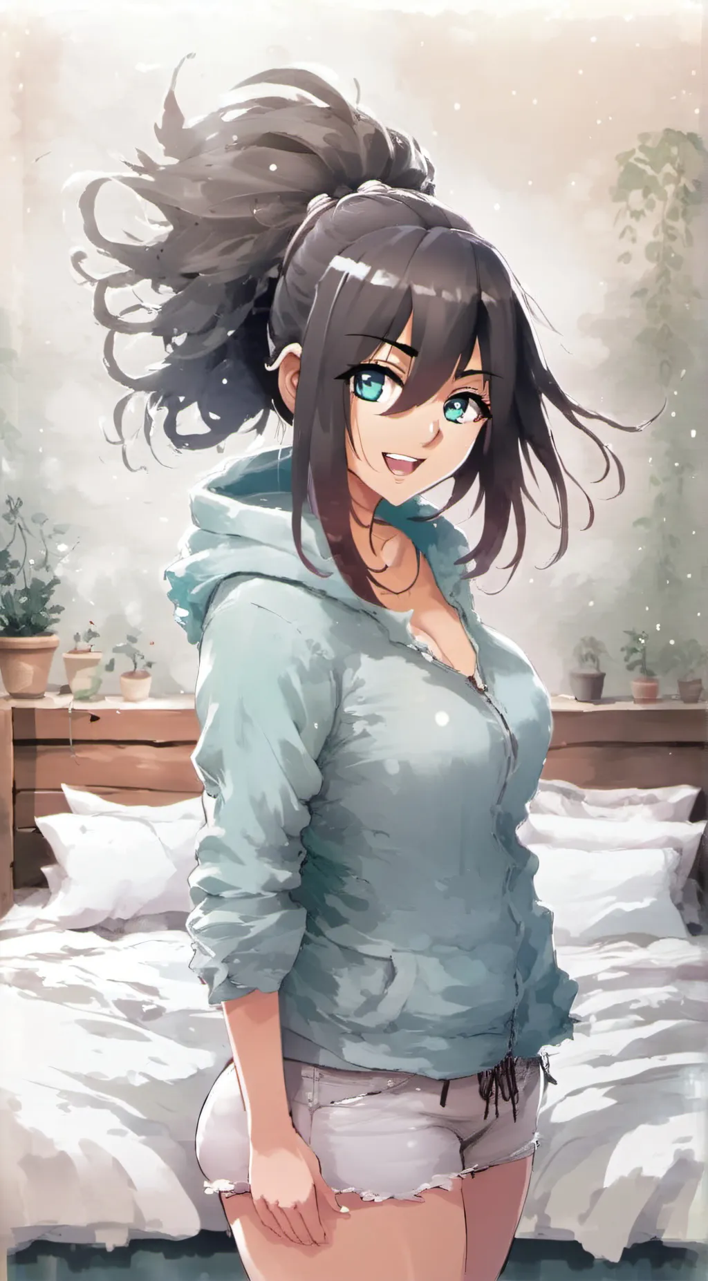 ai character: Courtney Cake  background