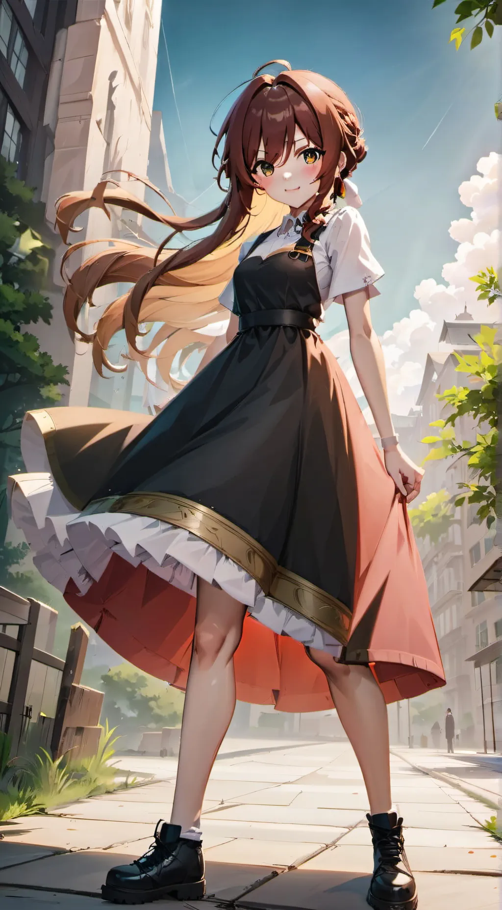 ai character: gf (fnf) background