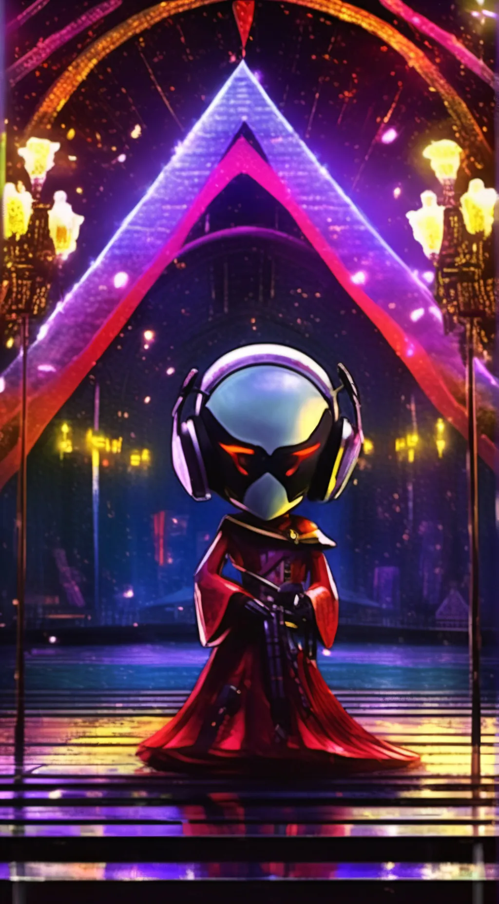 ai character: Murder drones background
