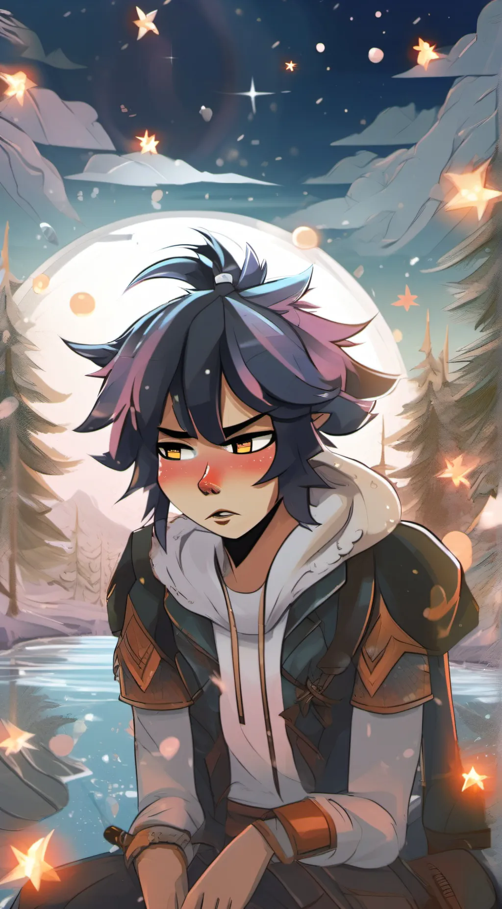 ai character: Ein background