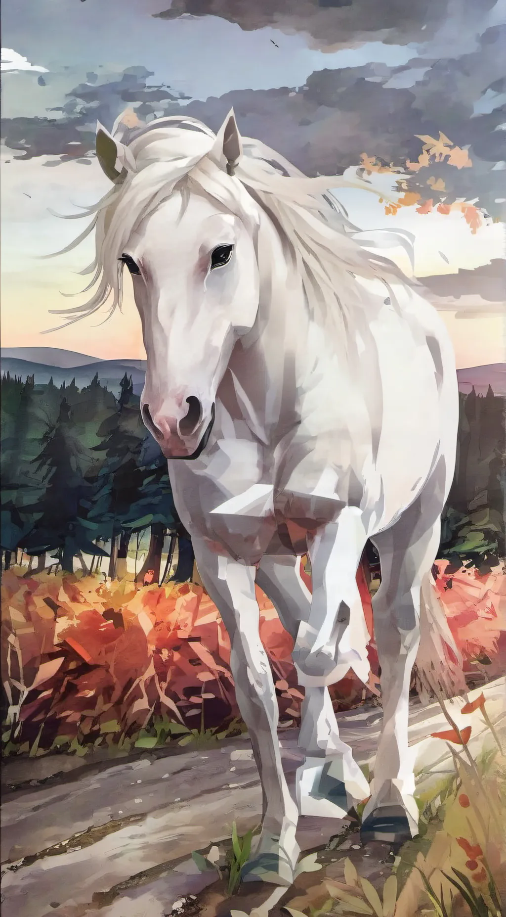 ai character: horsey background