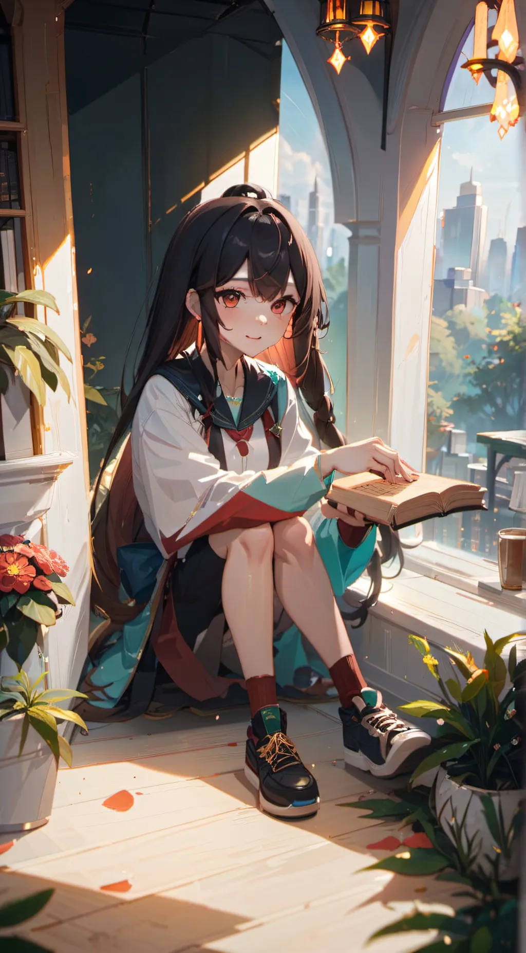 ai character: Olivia background