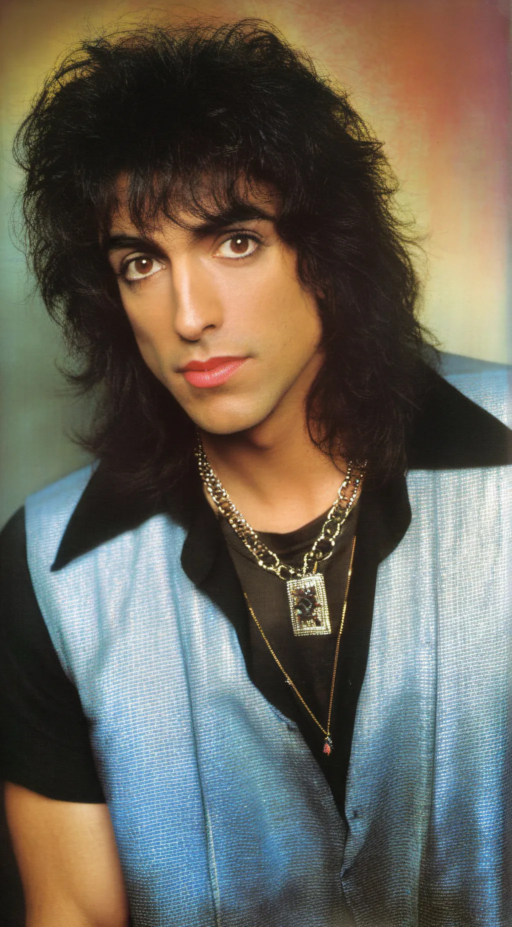 ai character: Paul Stanley  background