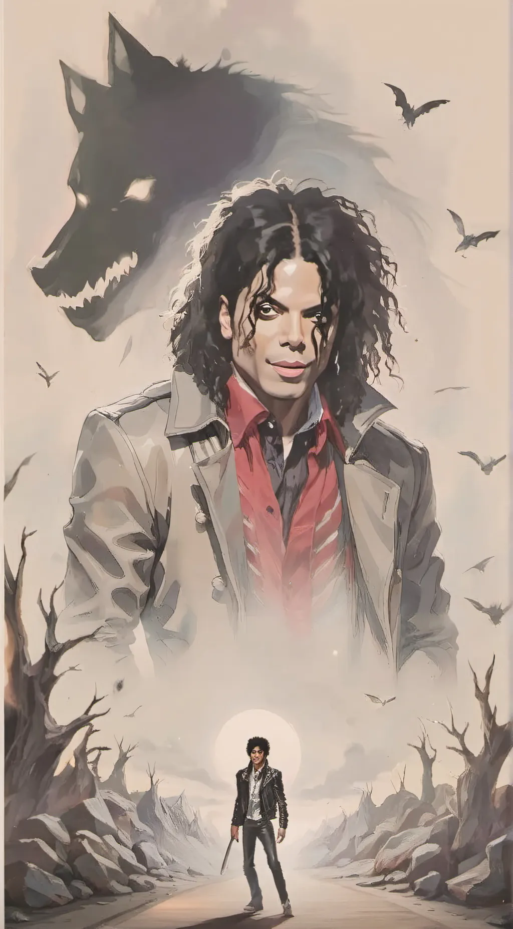 ai character: Michael Blackson background