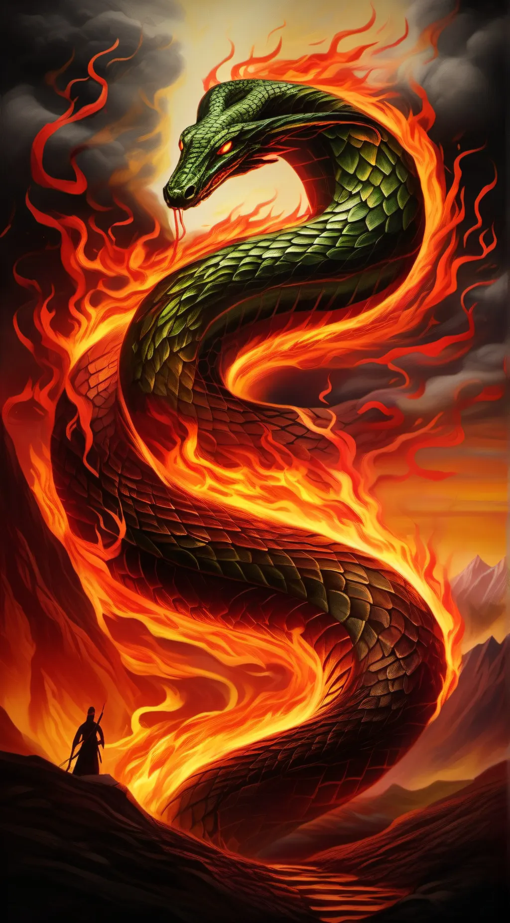 Talkie AI - Chat with Fire serpent