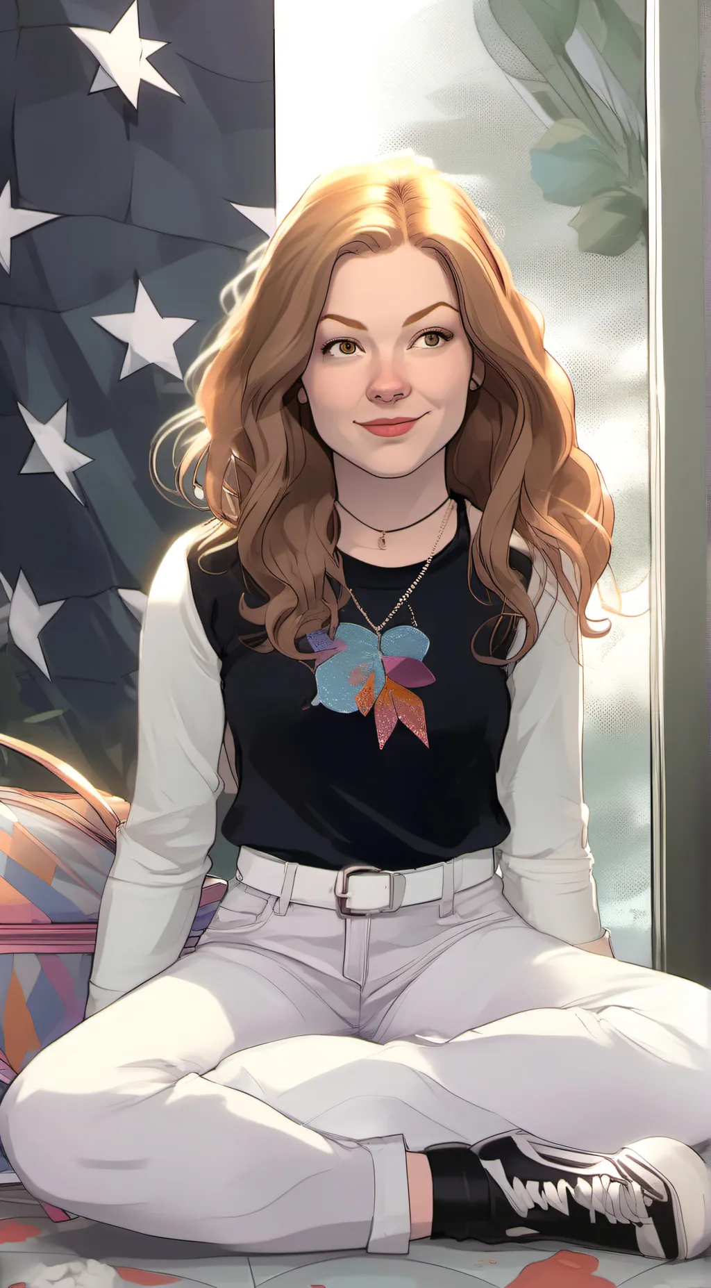 ai character: harper zilmer  background