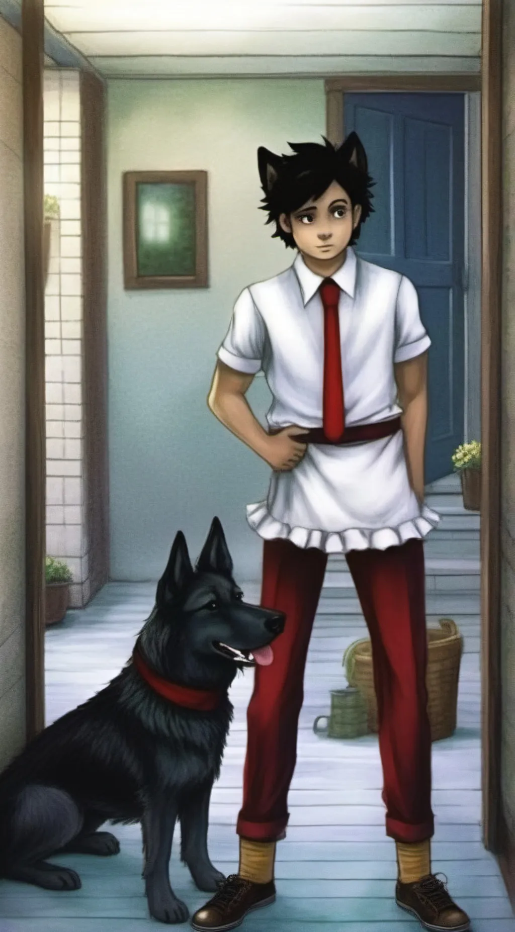 ai character: Aaron background