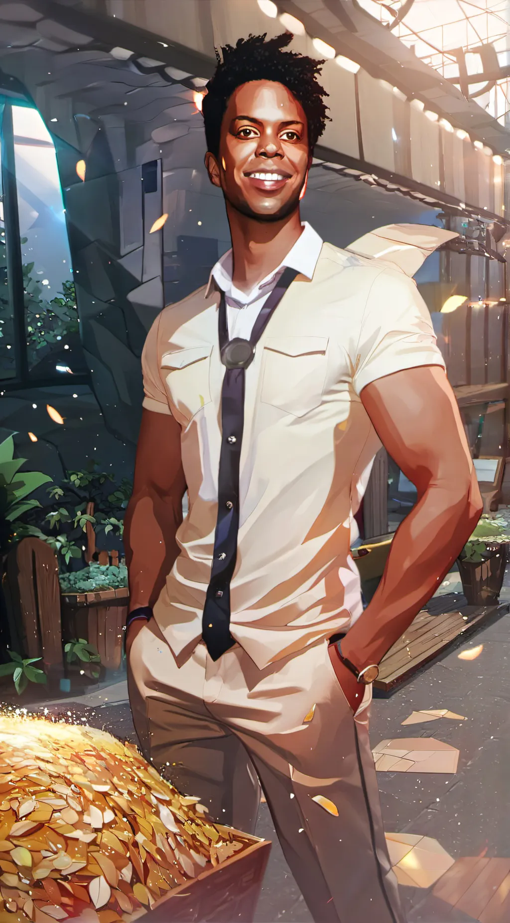 ai character: Ishowspeed background