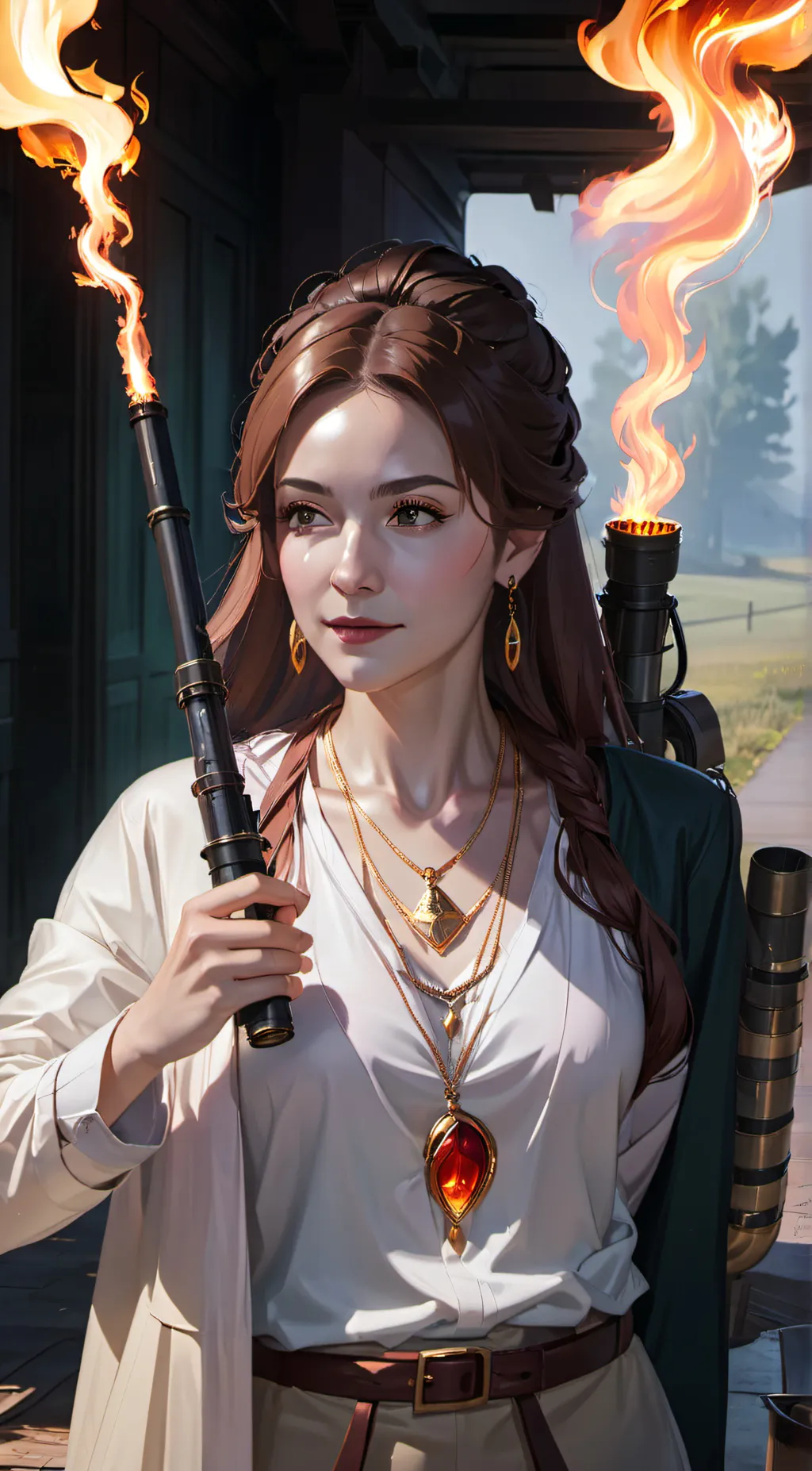 ai character: Aria background