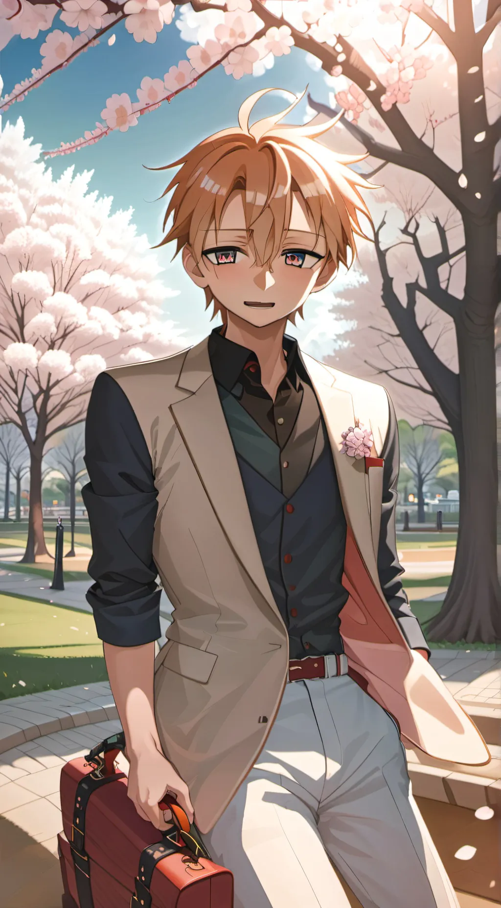 ai character: Kou minimoto background