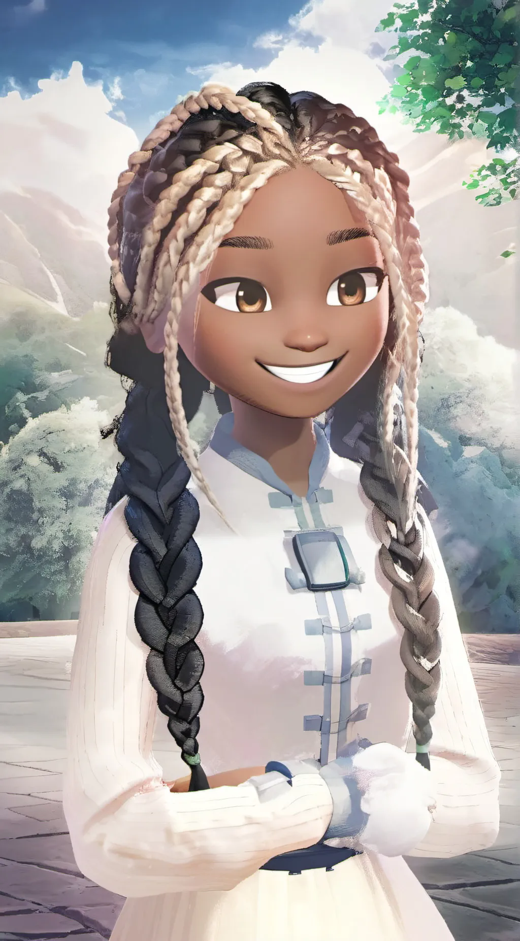 ai character: Lena background