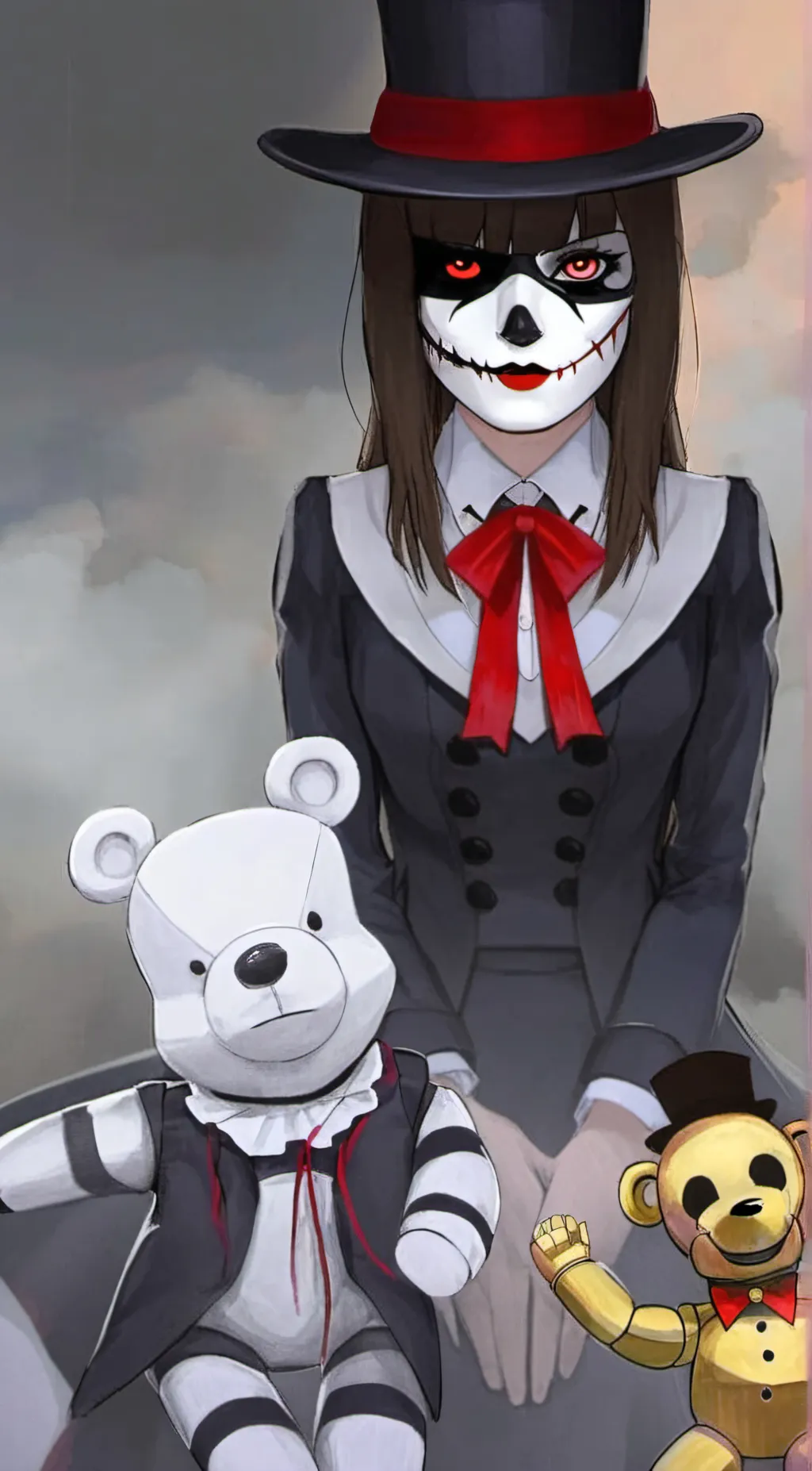 ai character: puppet master  background