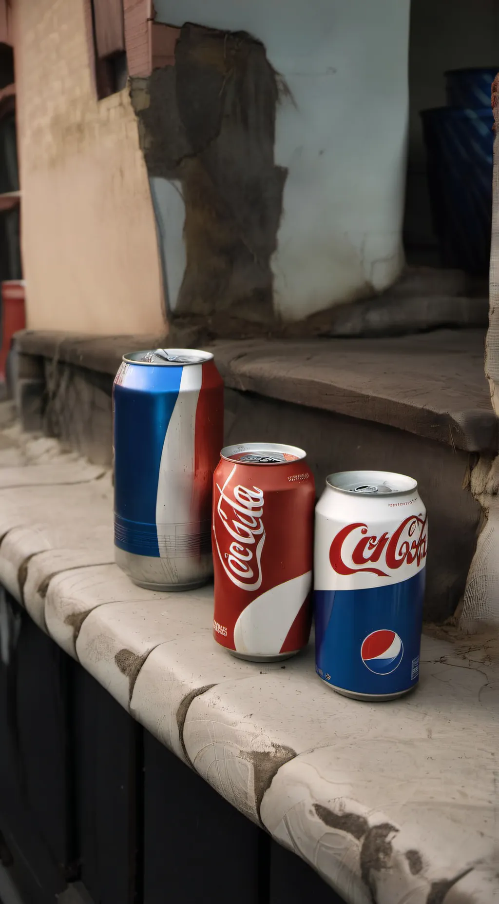 ai character: Pepsi and cola background