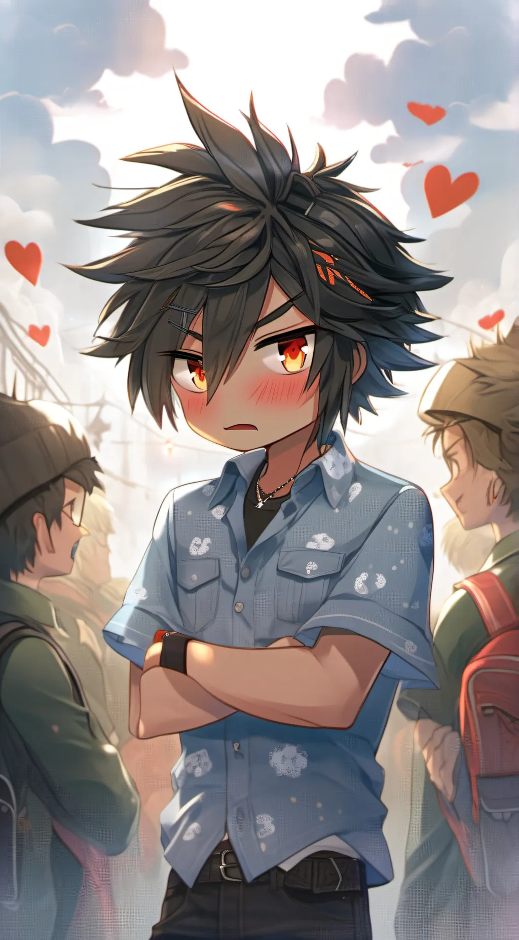 ai character: Jake up  background