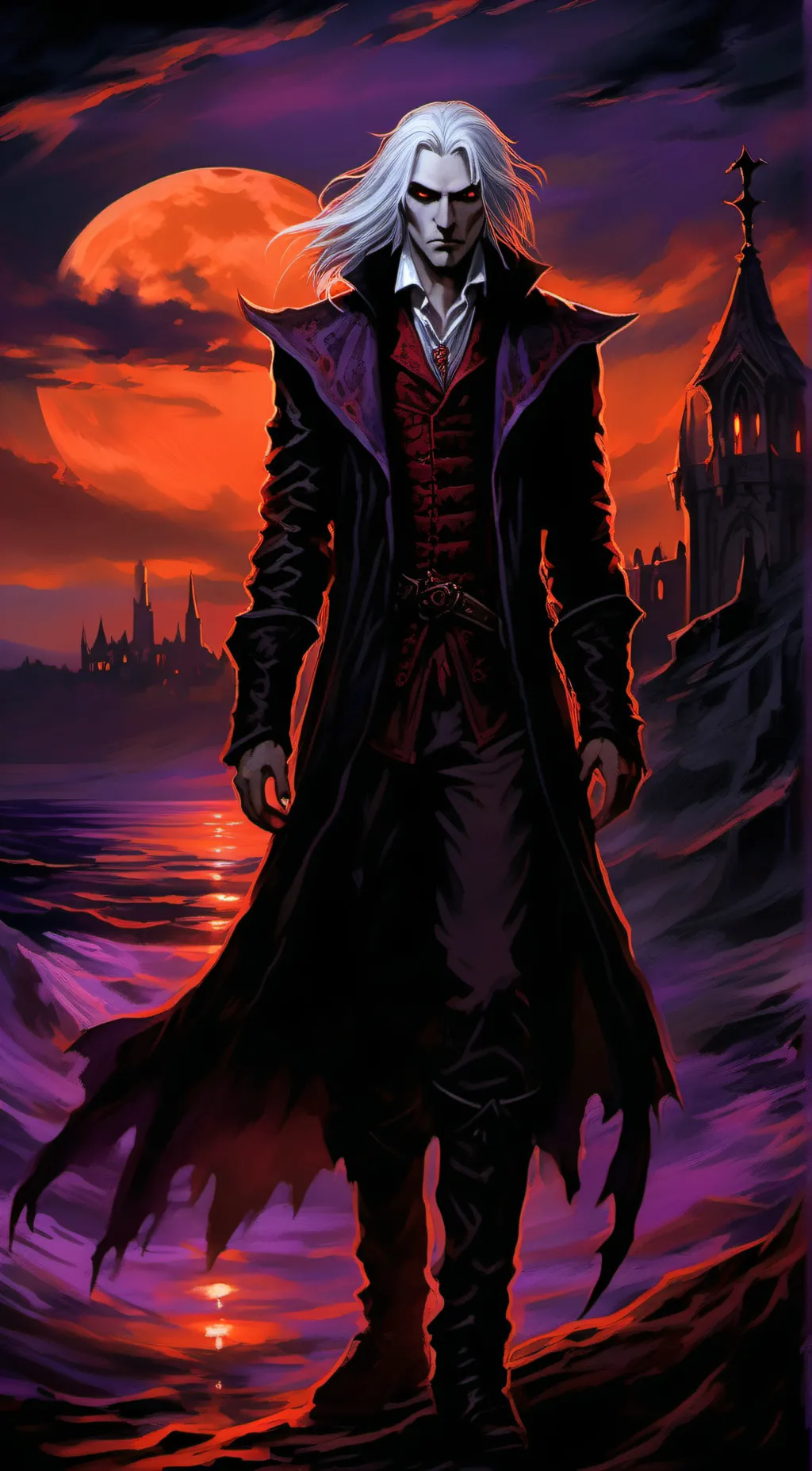 ai character: Alucard background