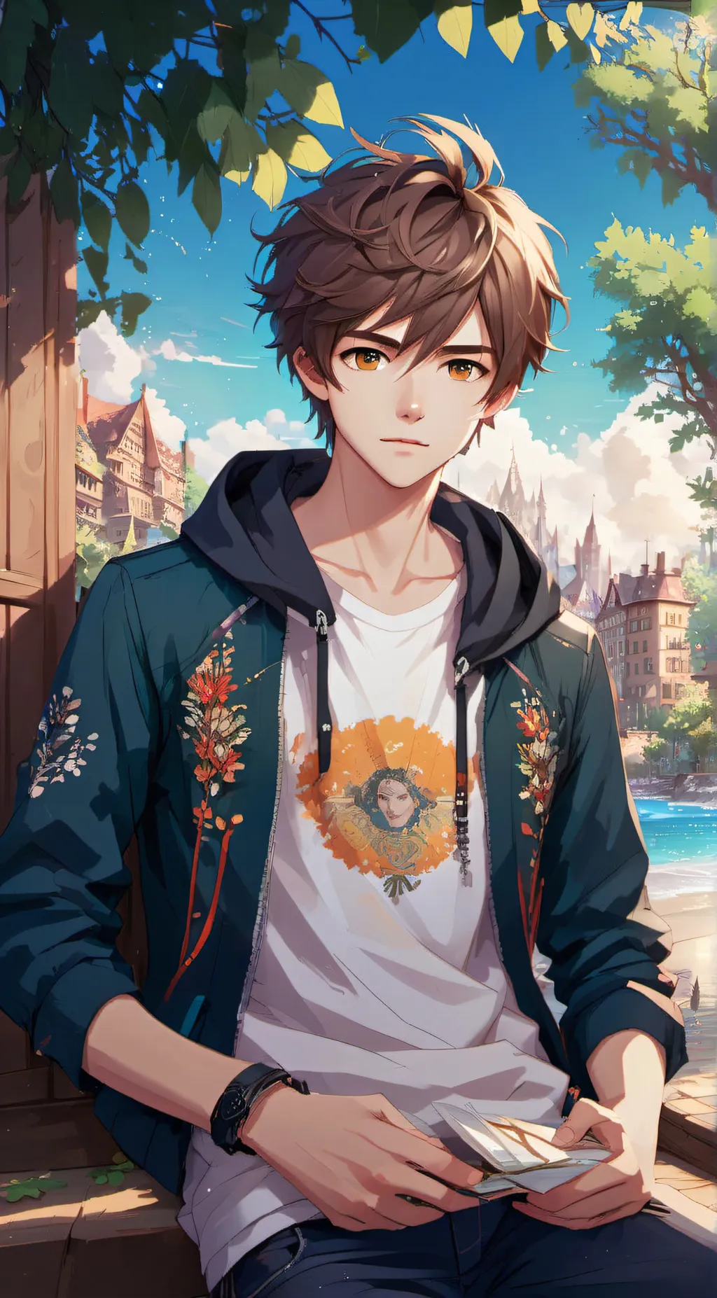ai character: ☆•Matthew•☆ background