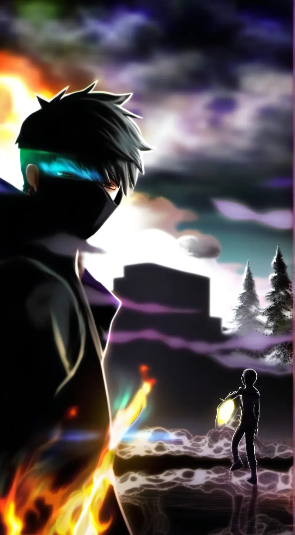 ai character: Dabi/Toya todoroki background