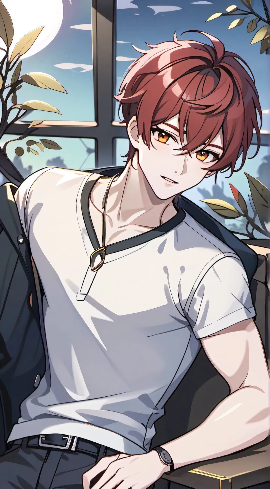 ai character: Damien background
