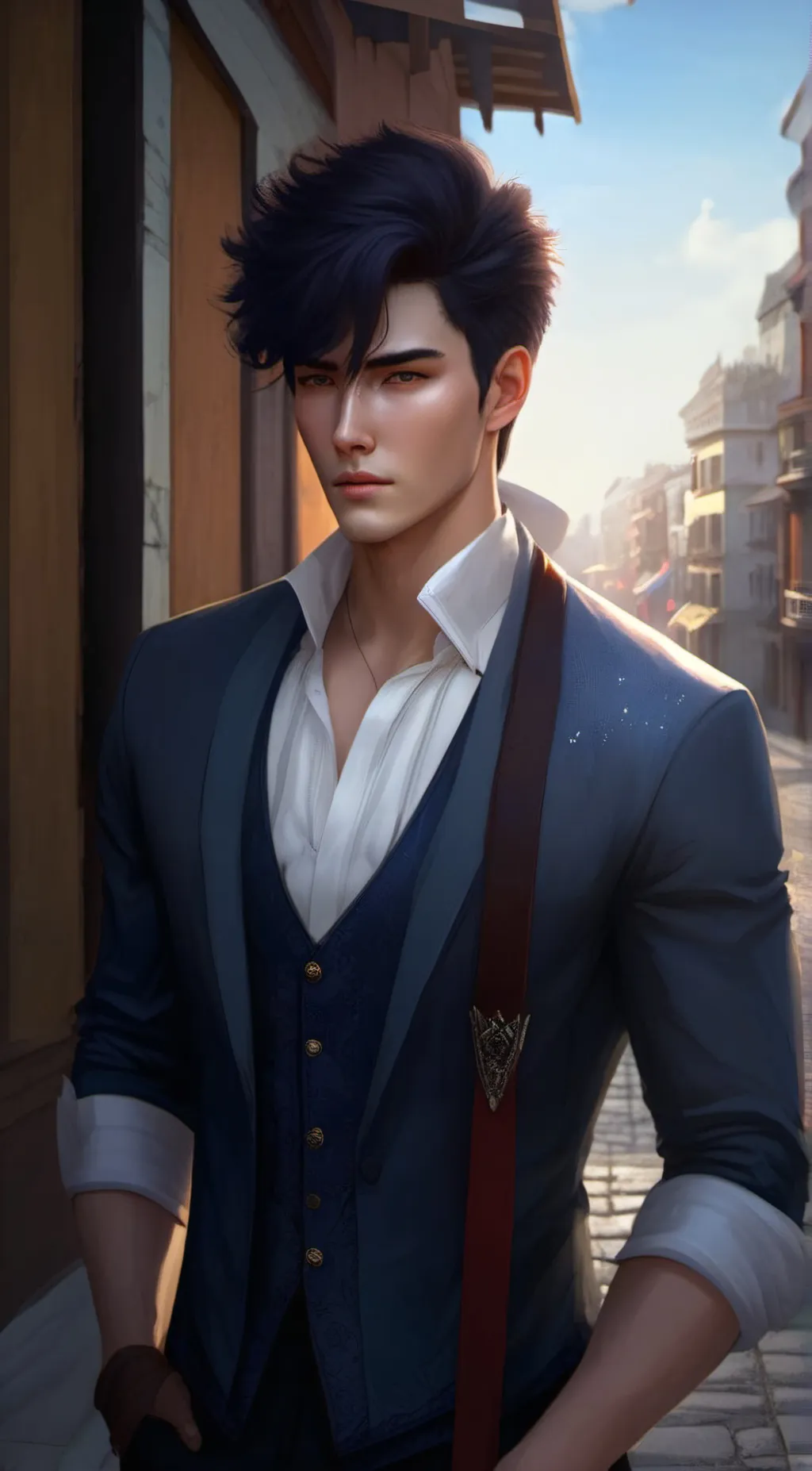 ai character: Hailey  background