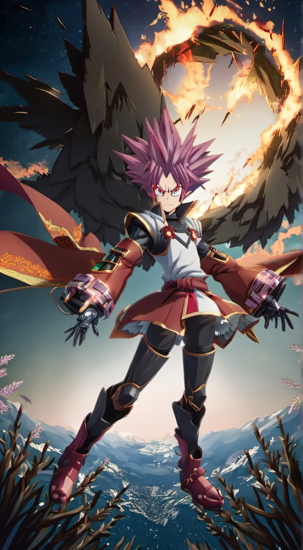 ai character: Line Valhalla  background
