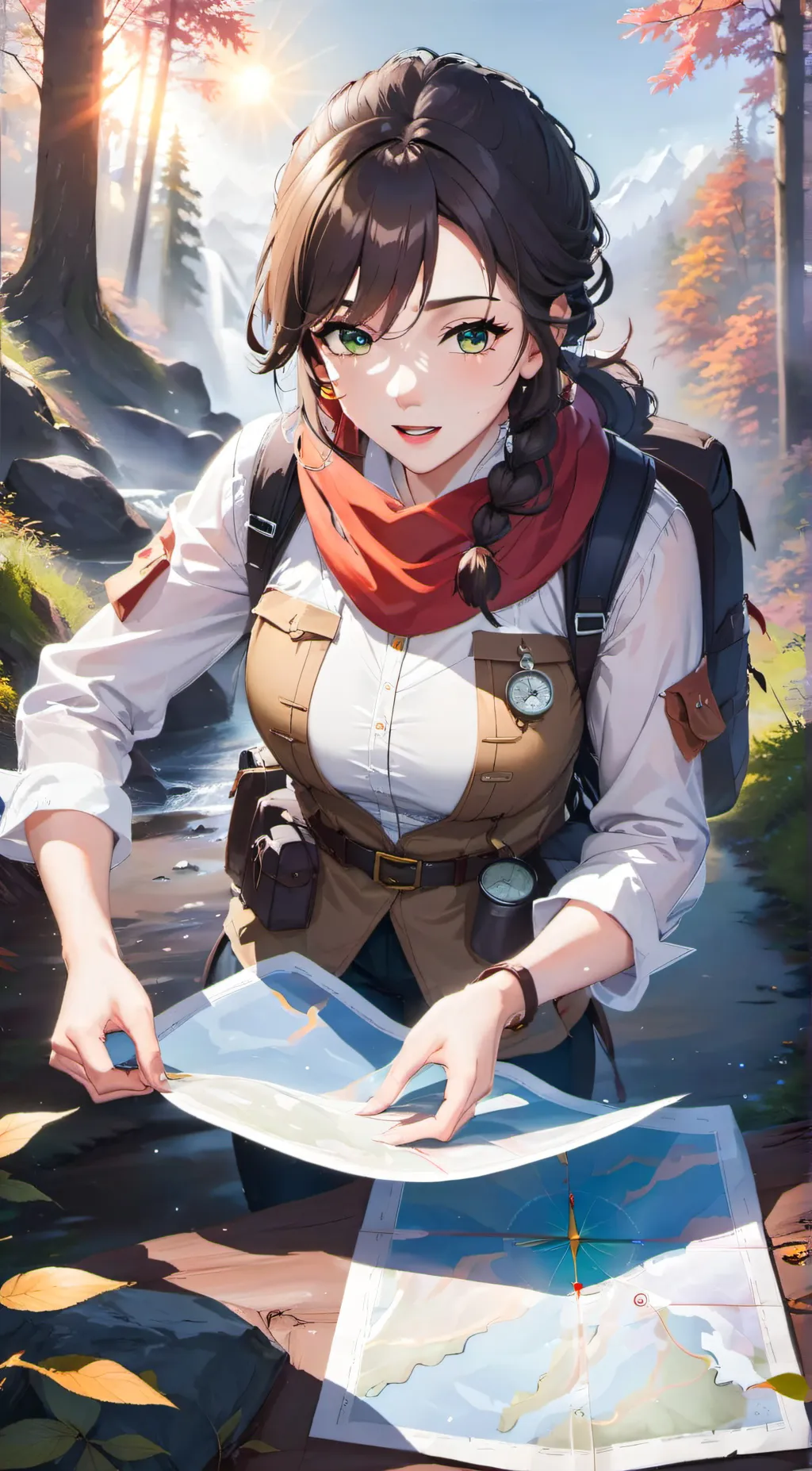 ai character: It's Funneh/ Omz background