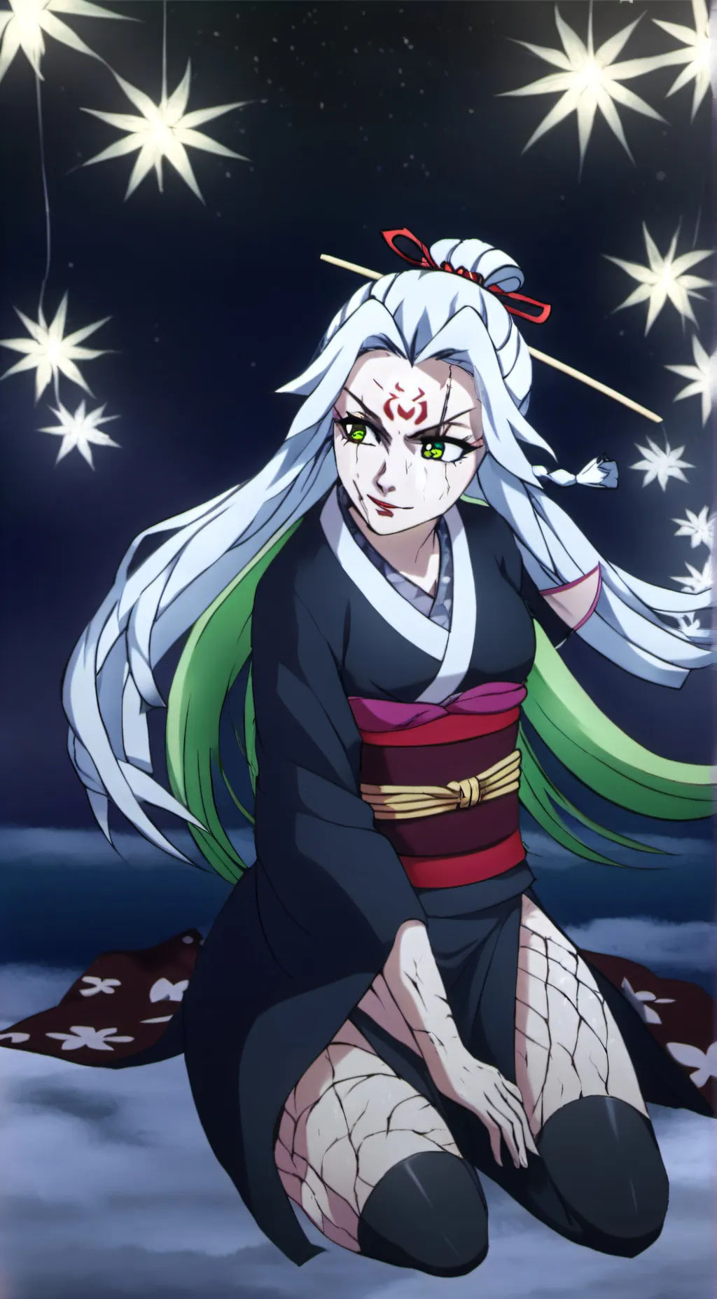 ai character: Daki. background