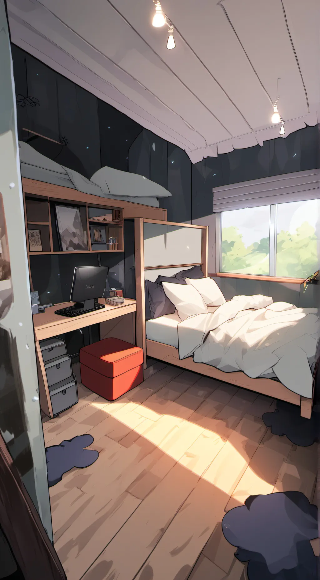 ai character: Gia, Anna, Kylie  background