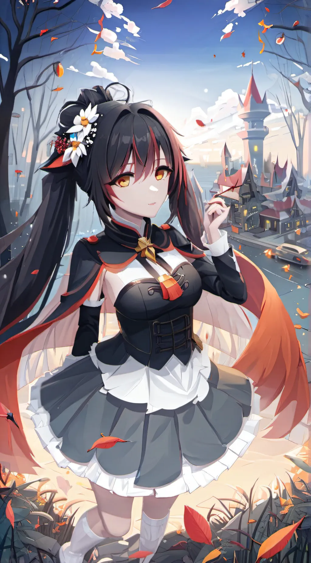 ai character: Demon slayer background