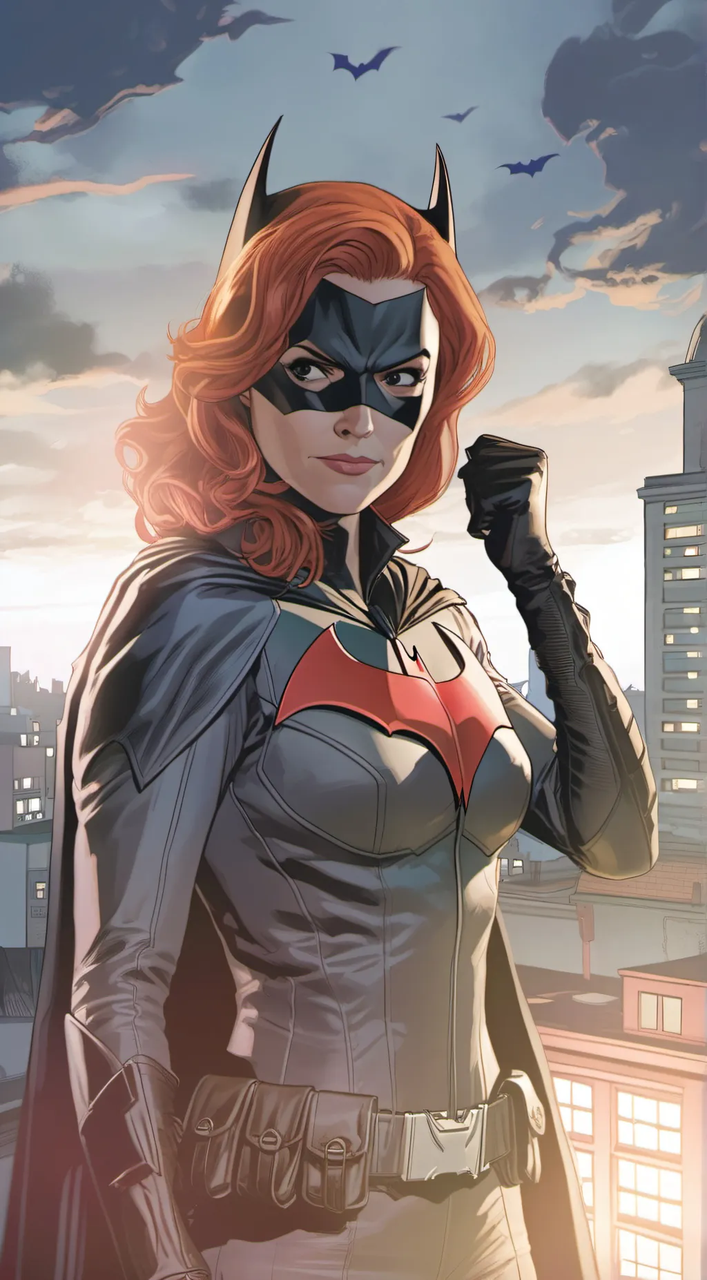 ai character: The Batwoman background