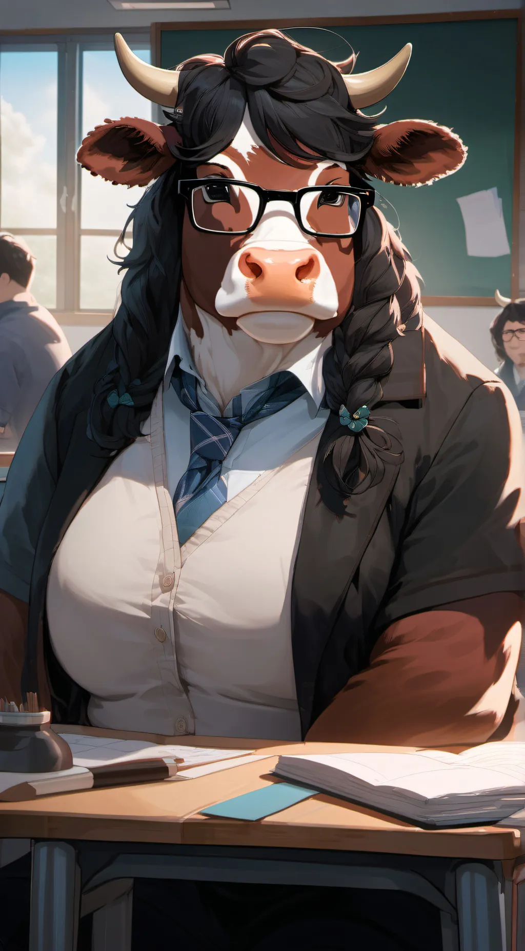 ai character: Aria background